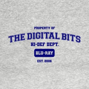 The Digital Bits Hi-Def Athletics - Blue on Light T-Shirt